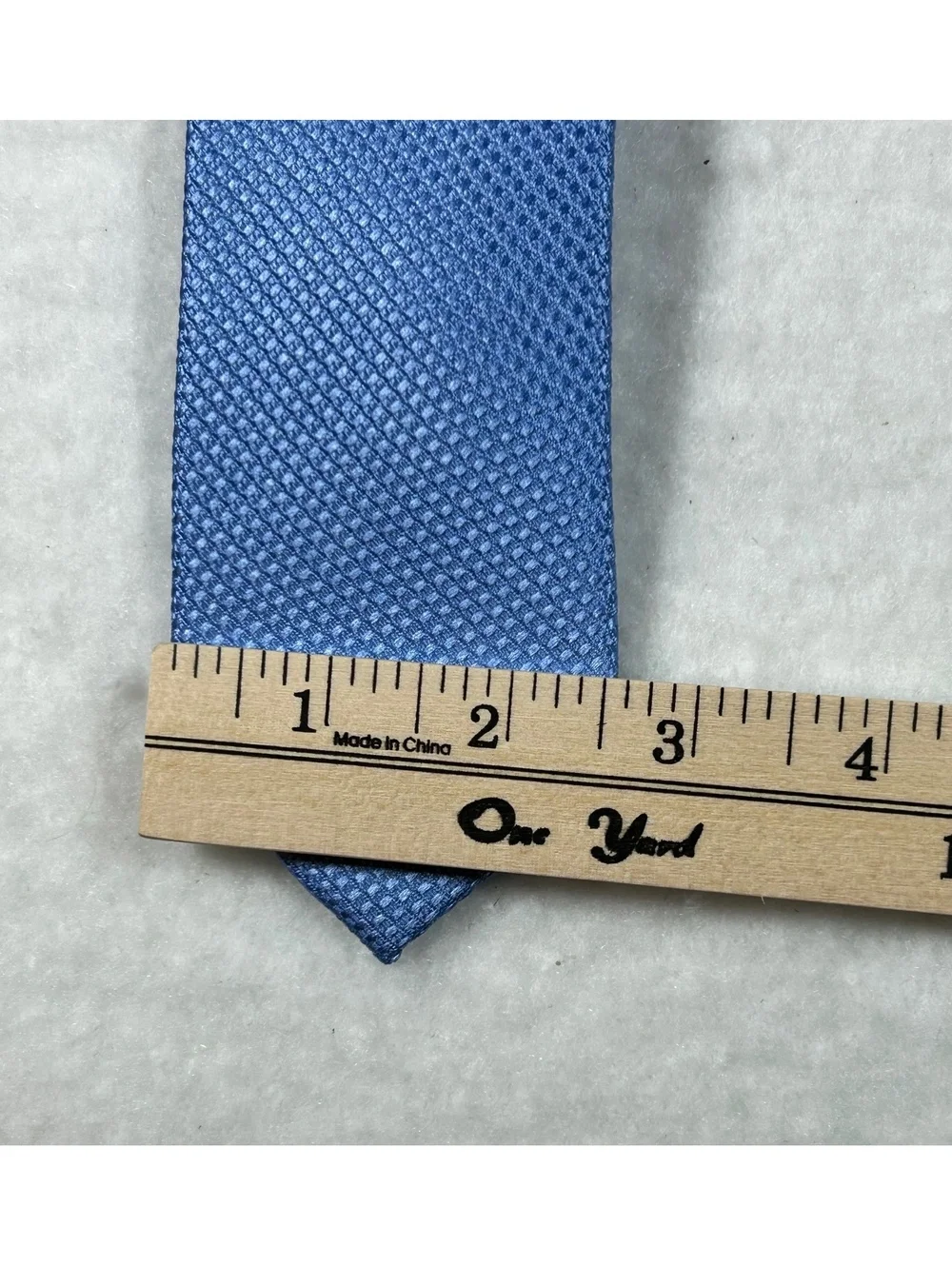 The Tie Bar Blue Textured Silk Tie